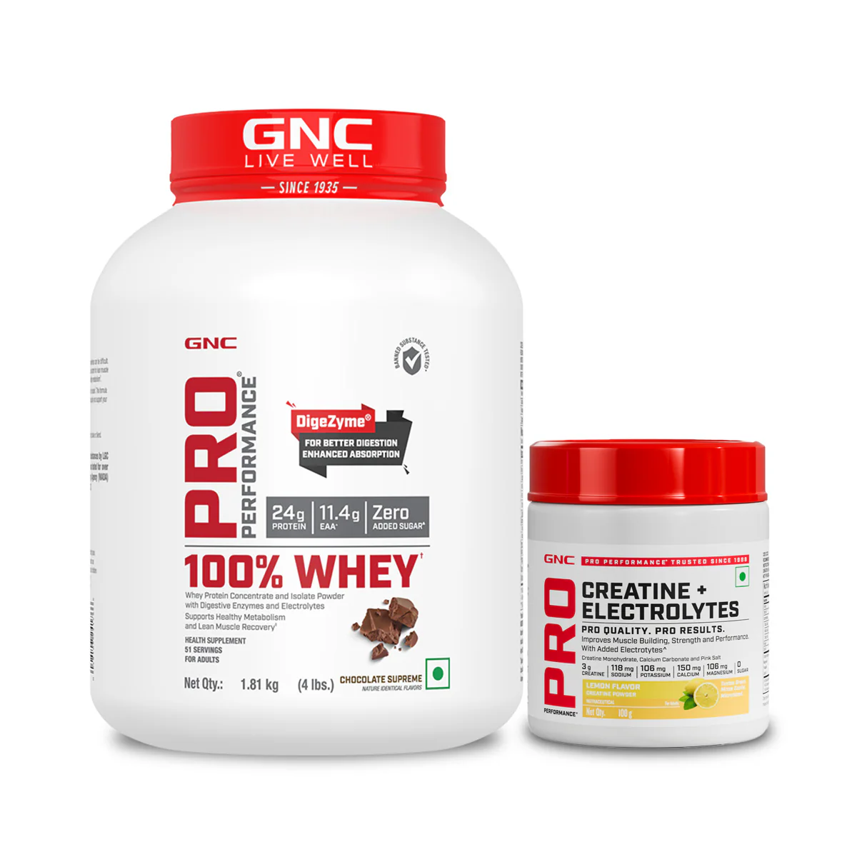 100% Whey Protein (4 lbs) & Creatine + Electrolytes (100g) - Image 2
