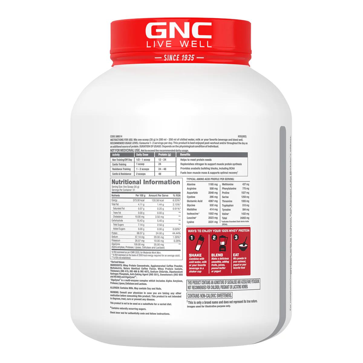 100% Whey Protein (Cafe Mocha) - Image 221
