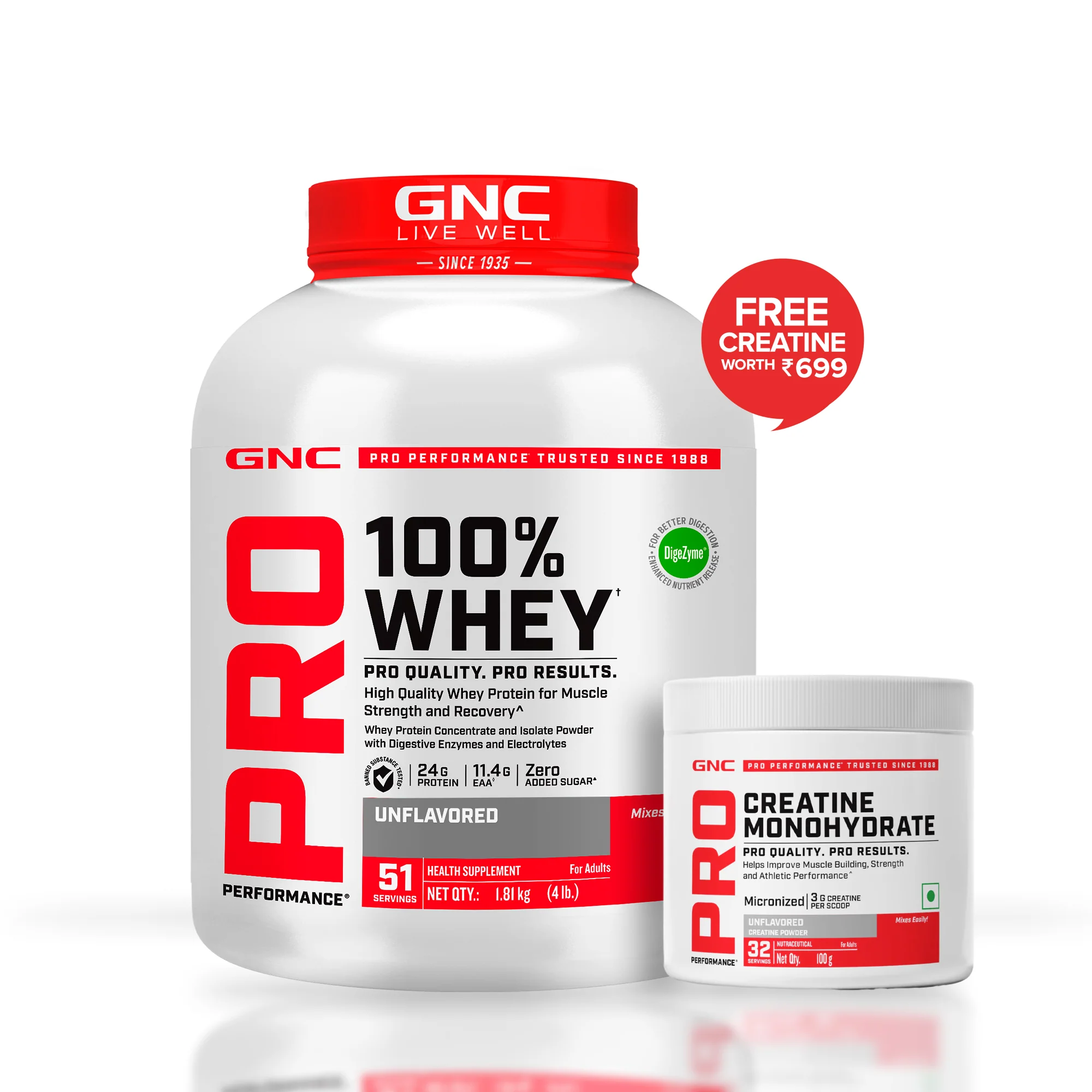 100% Whey Protein (4 lbs) & Creatine + Electrolytes (100g) - Image 5