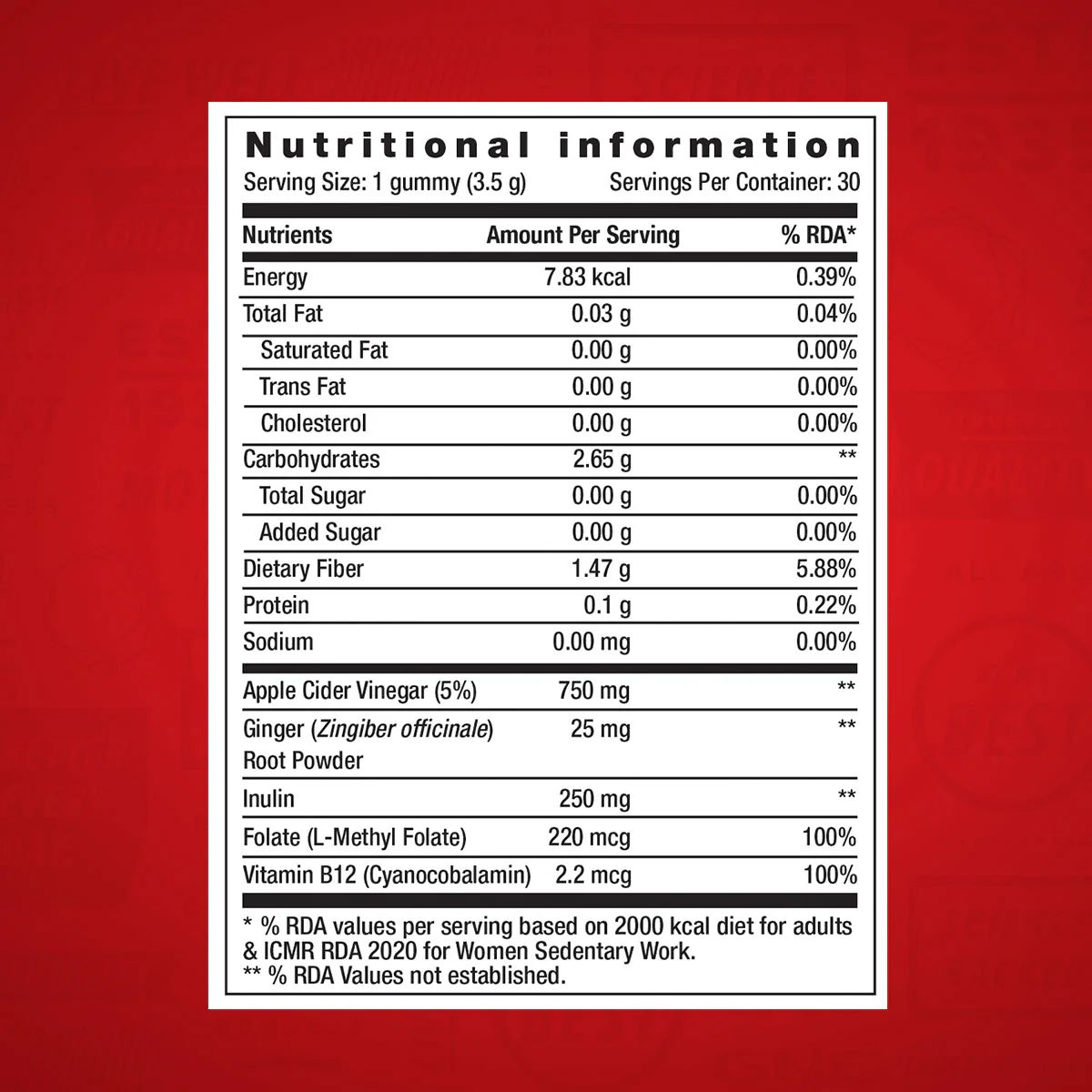 Apple Cider Vinegar 750mg - Image 4