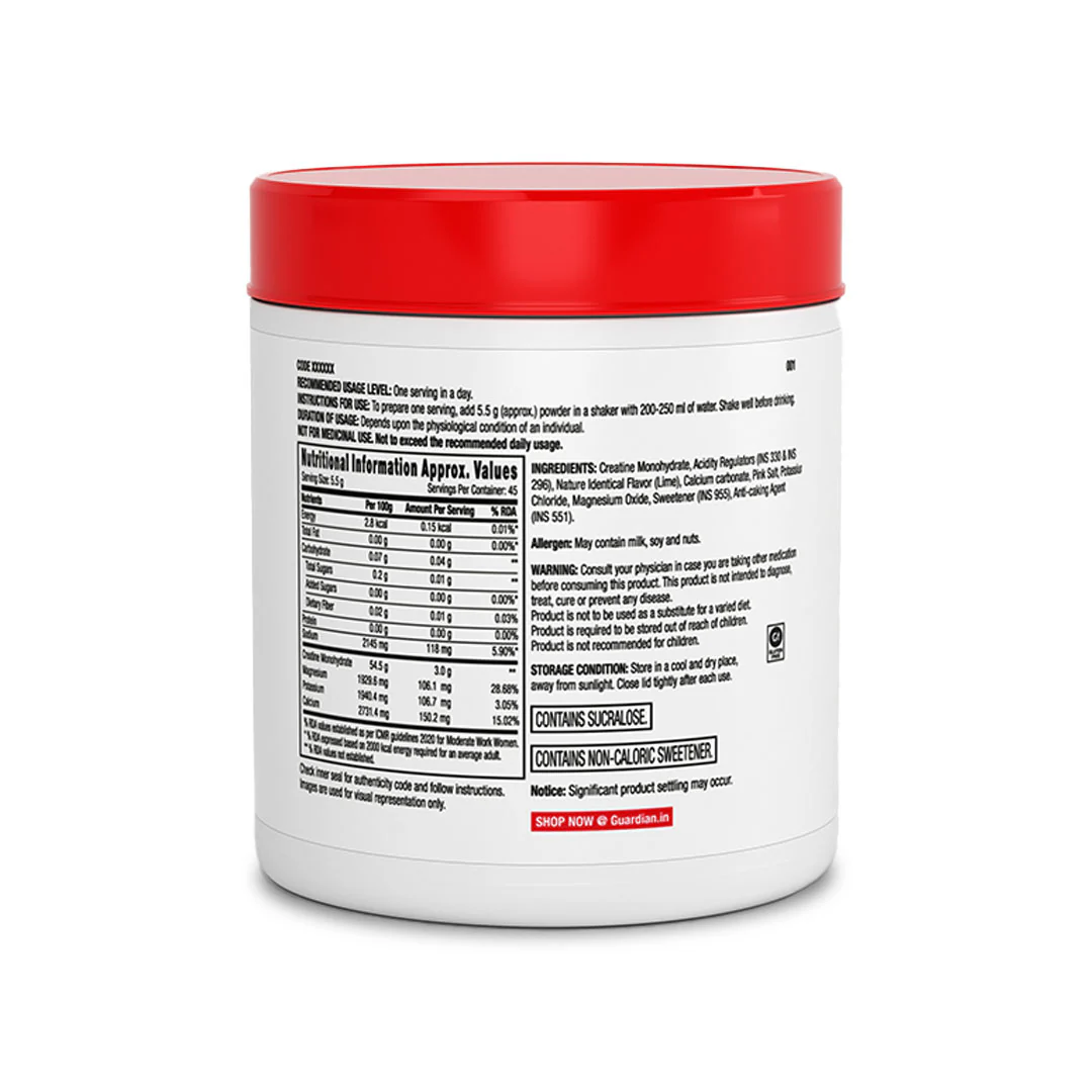 Creatine Electrolyte 250g + Steel Shaker - Image 6