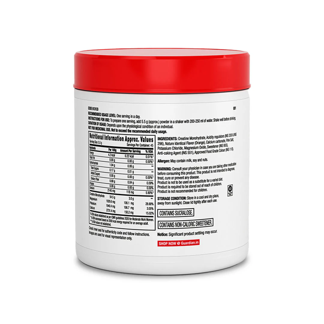 Creatine Electrolyte 250g + Steel Shaker - Image 7