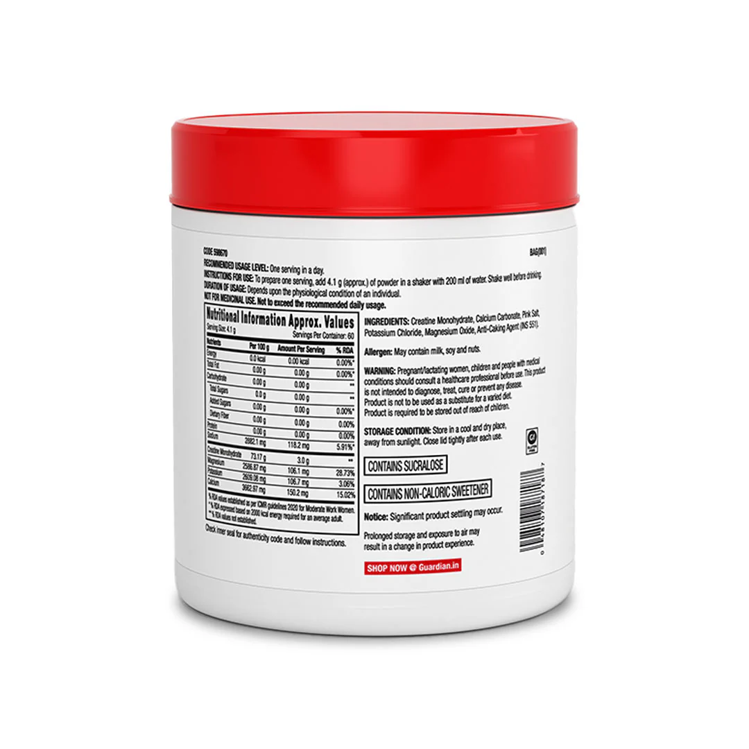 Creatine Electrolyte 250g + Steel Shaker - Image 8