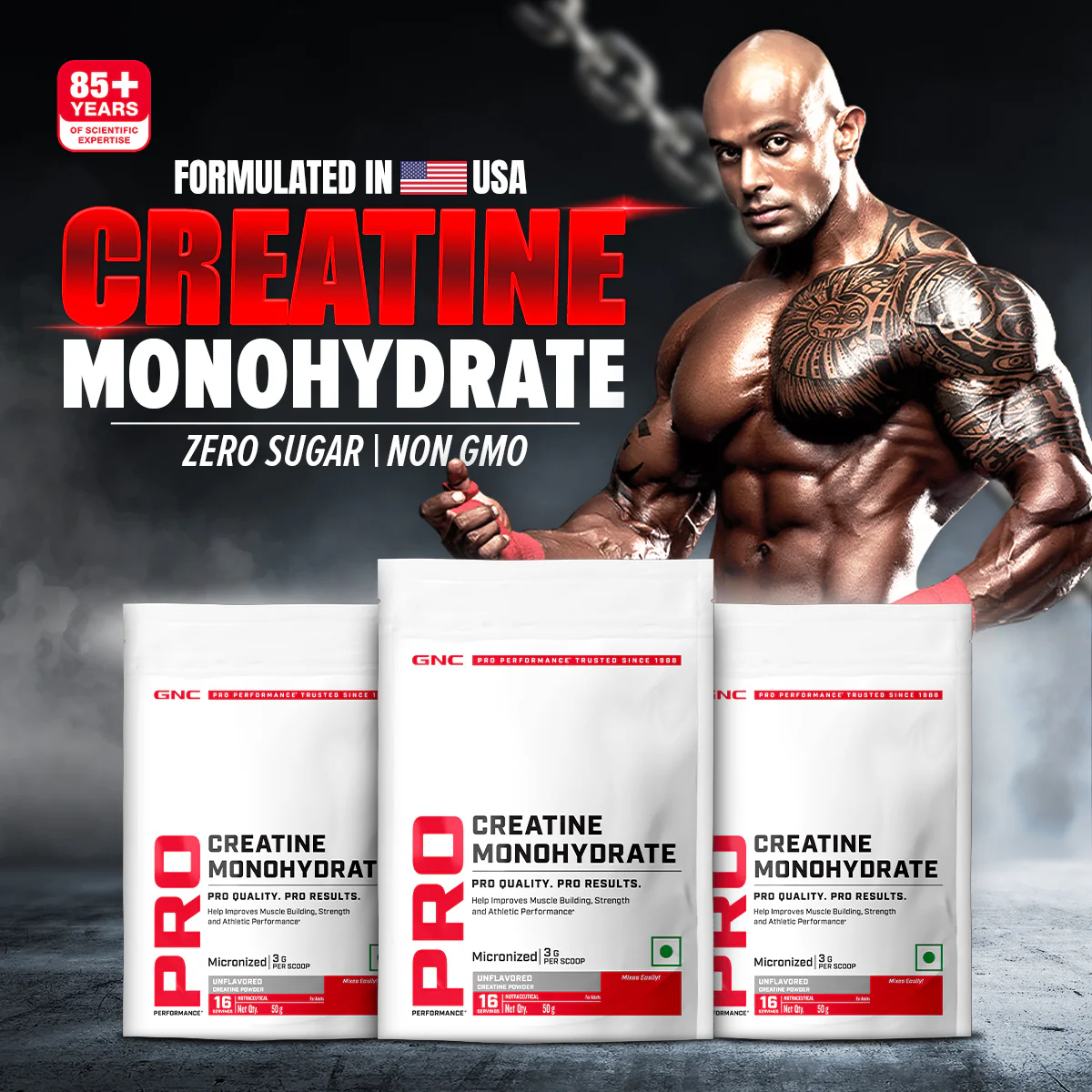 Creatine Monohydrate 50g - Orange - Image 4