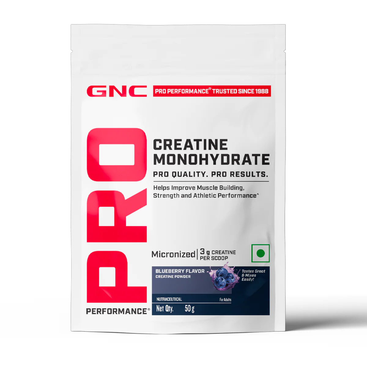 Creatine Monohydrate 50g - Blueberry