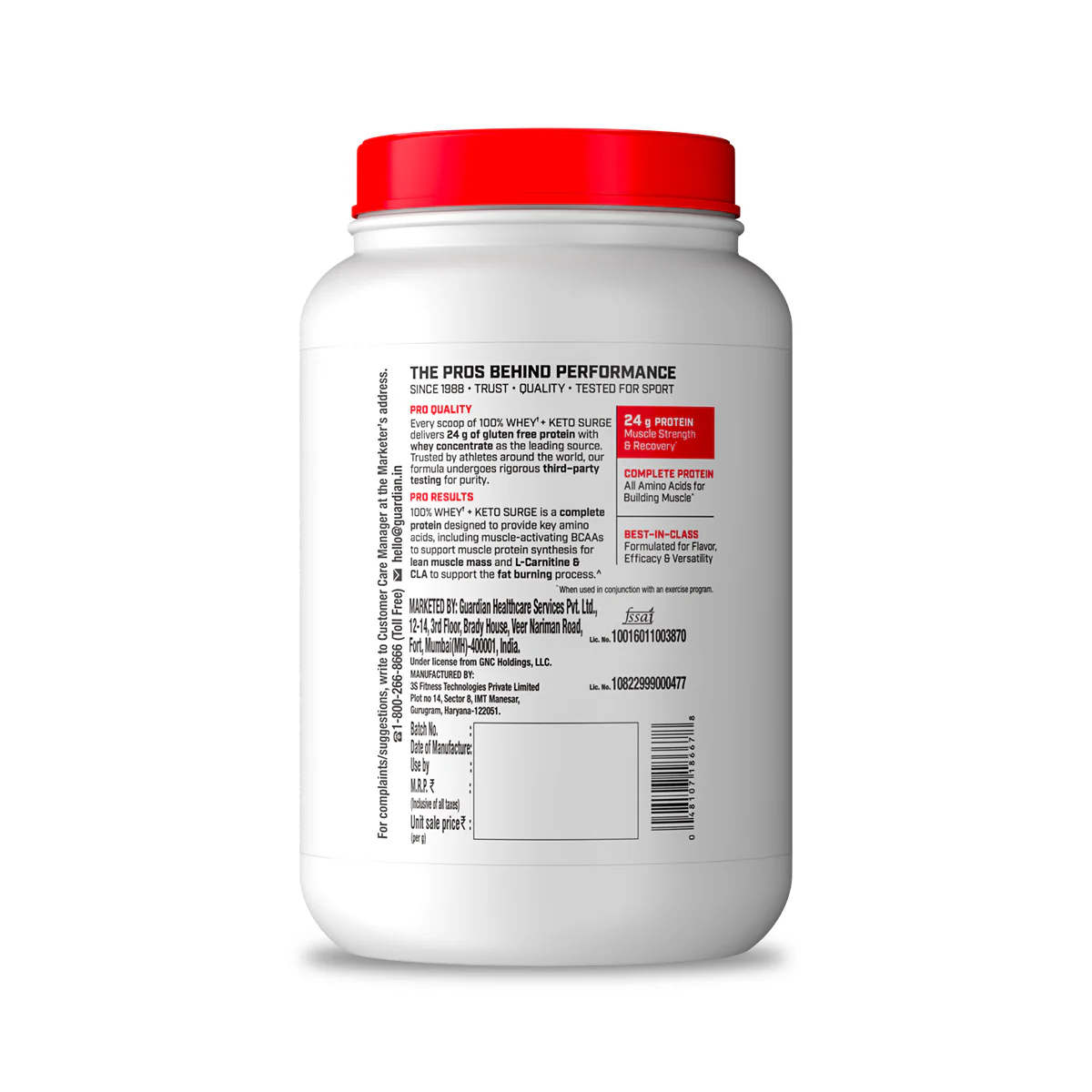 GNC 100% Whey + Keto Surge - Image 2