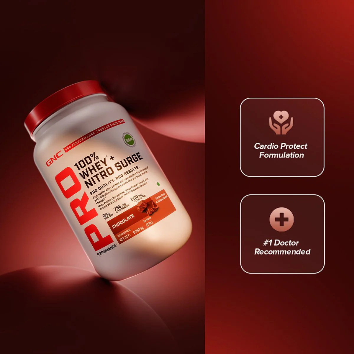 GNC 100% Whey + Nitro Surge - Image 13