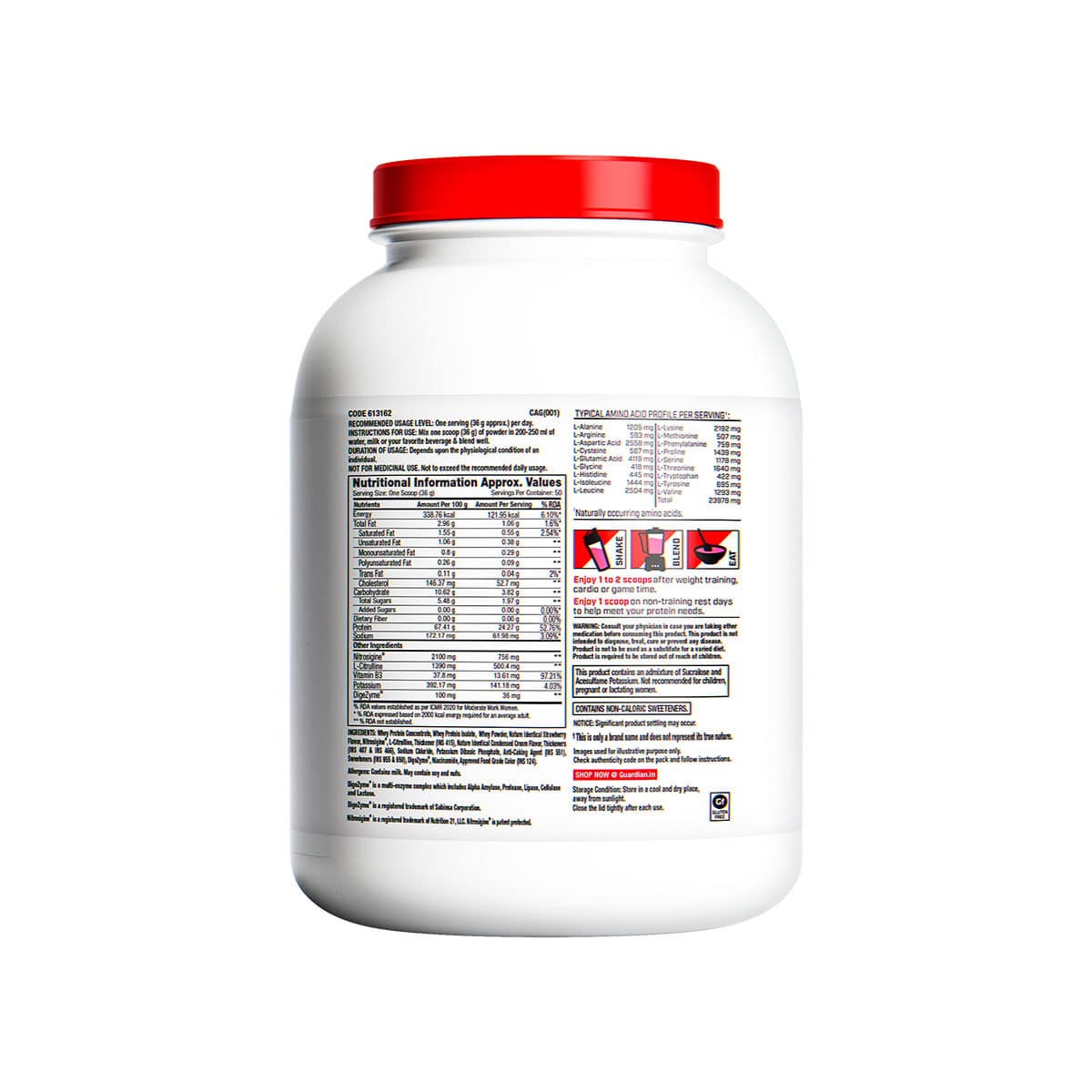 GNC 100% Whey + Nitro Surge - Image 27