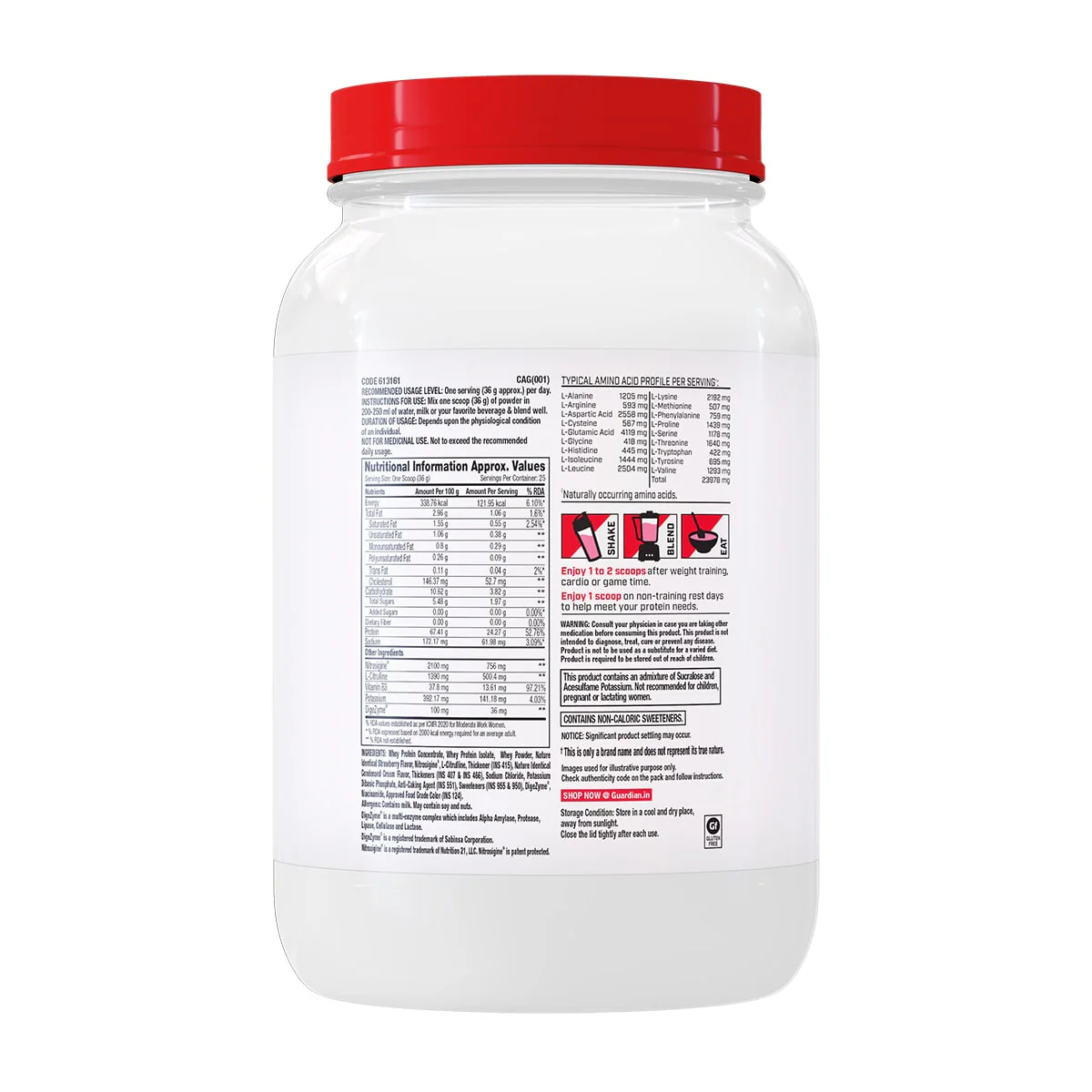GNC 100% Whey + Nitro Surge - Image 30