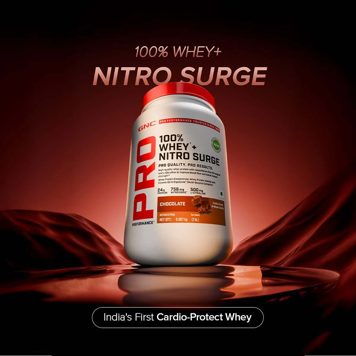 GNC 100% Whey + Nitro Surge - Image 4