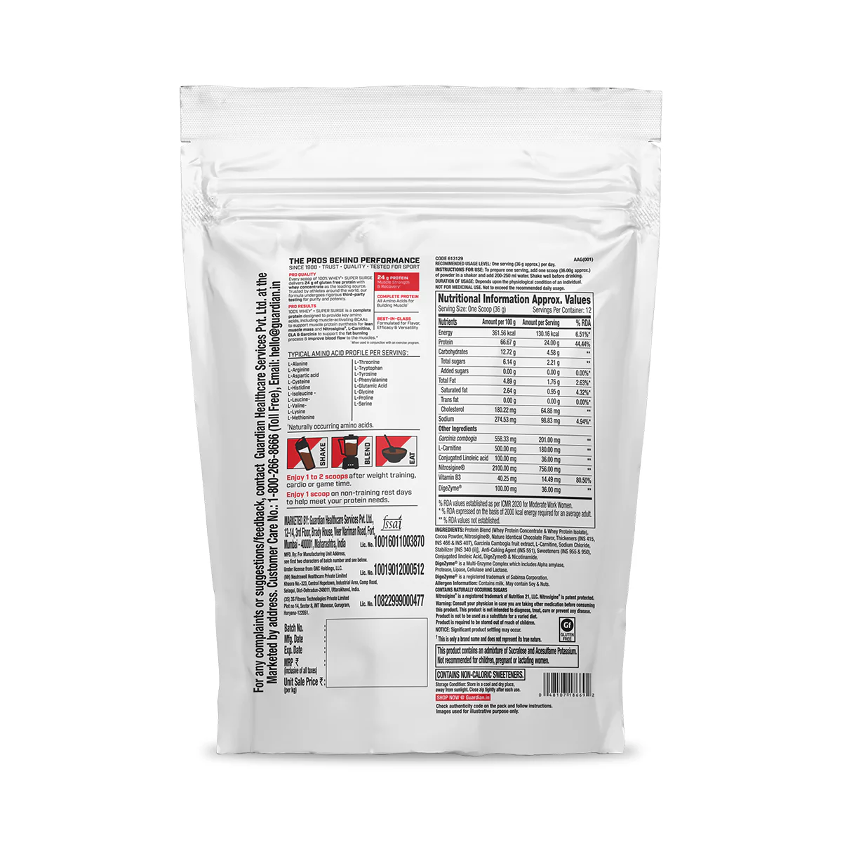 GNC 100% Whey + Super Surge - Image 13