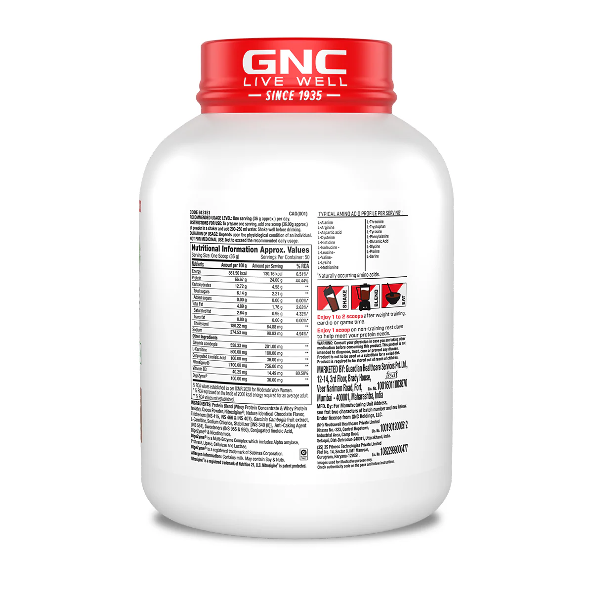 GNC 100% Whey + Super Surge - Image 19