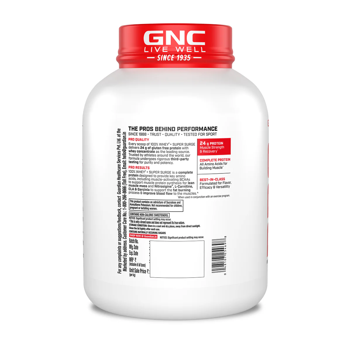 GNC 100% Whey + Super Surge - Image 20