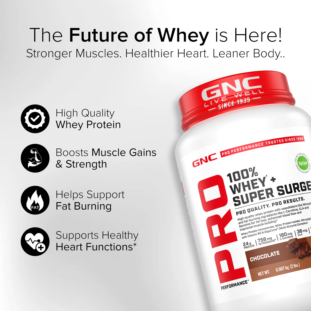 GNC 100% Whey + Super Surge - Image 3