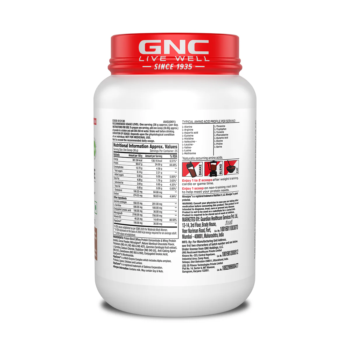 GNC 100% Whey + Super Surge - Image 6
