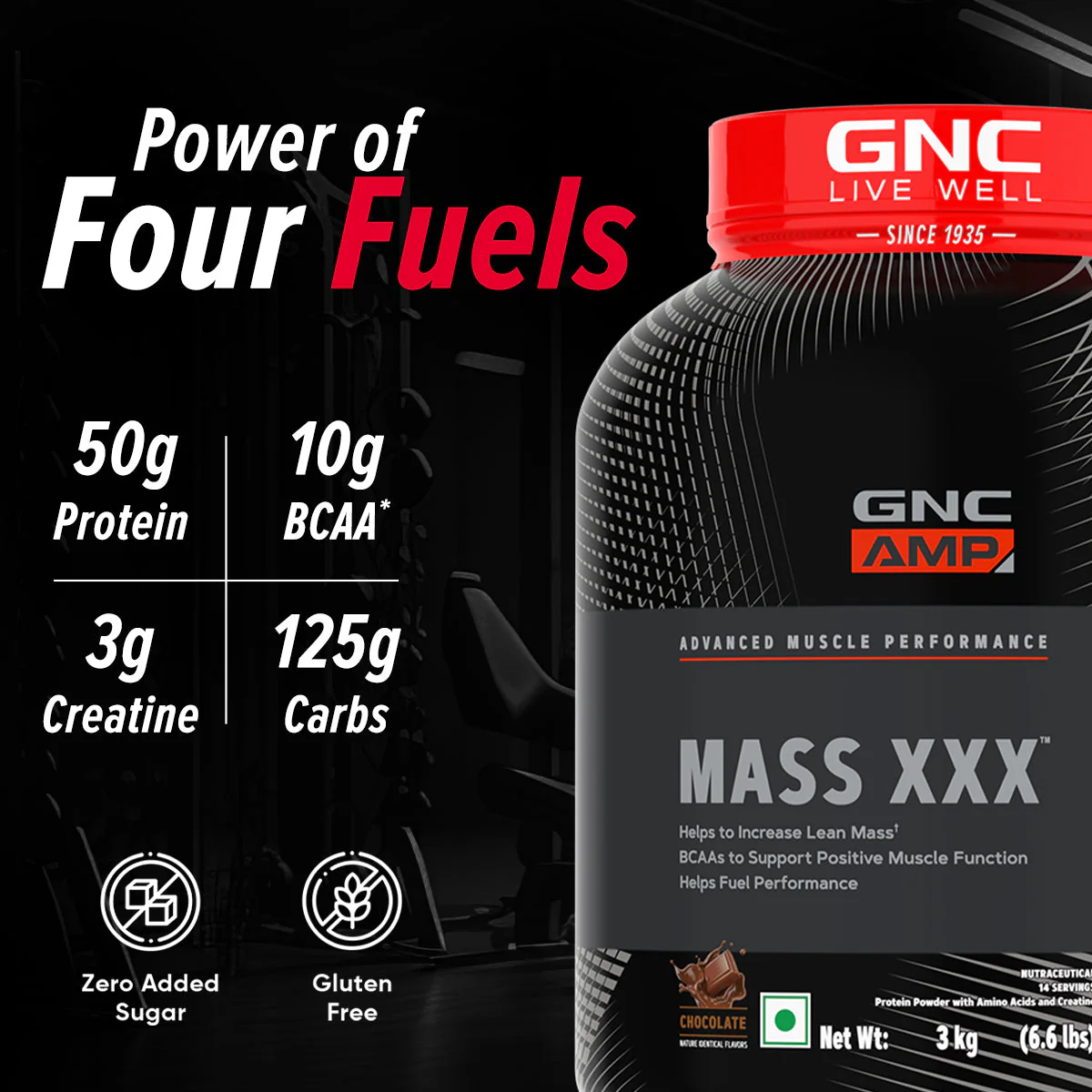 GNC AMP Amplified Mass XXX| Expiry - 2024-03-31 - Image 2