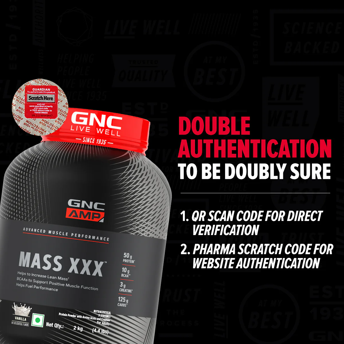 GNC AMP Amplified Mass XXX - Image 12