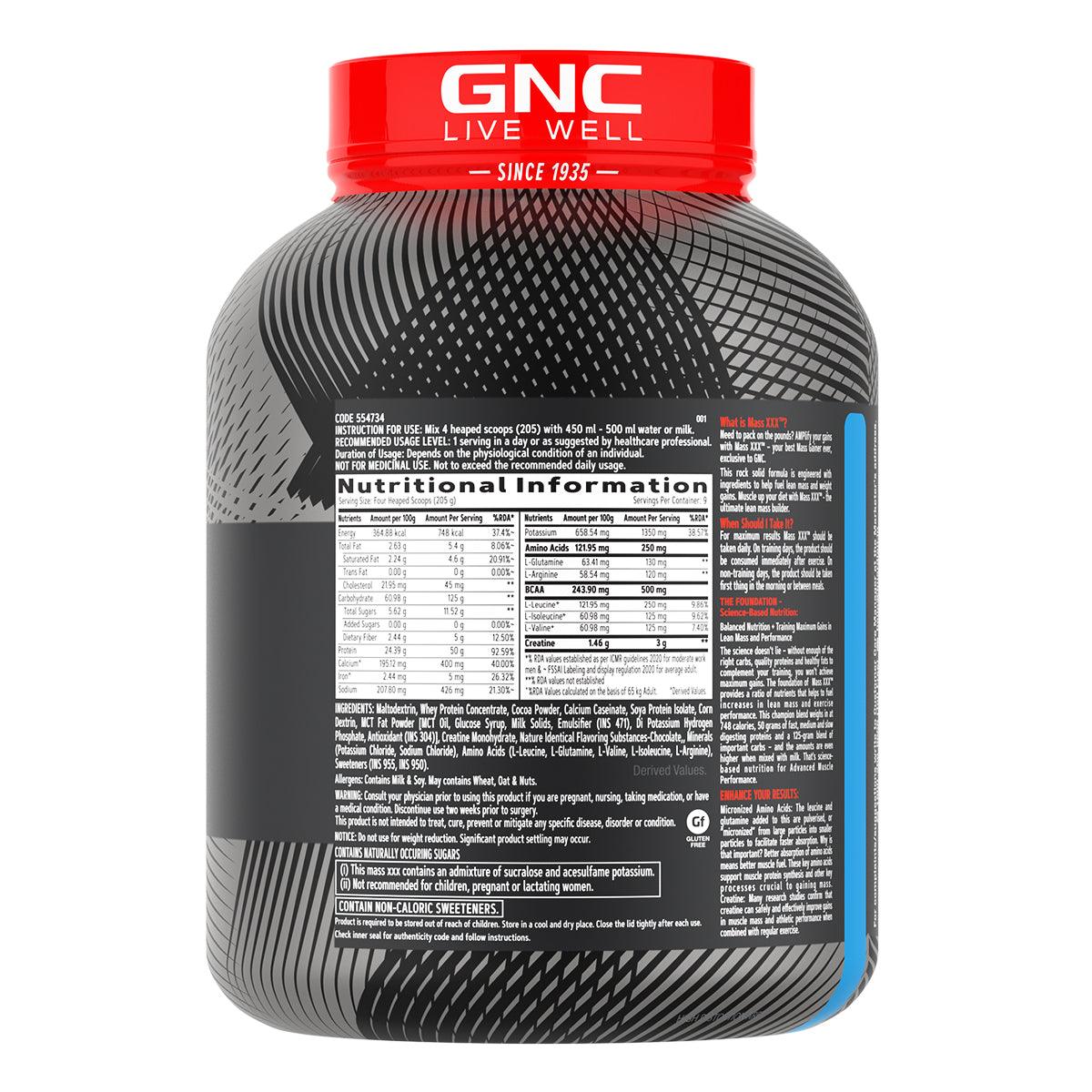 GNC AMP Amplified Mass XXX - Image 13
