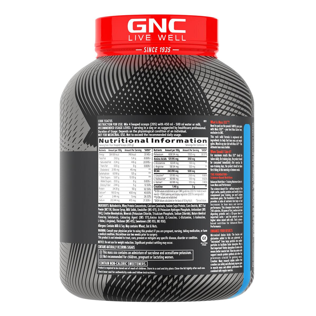 GNC AMP Amplified Mass XXX - Image 17