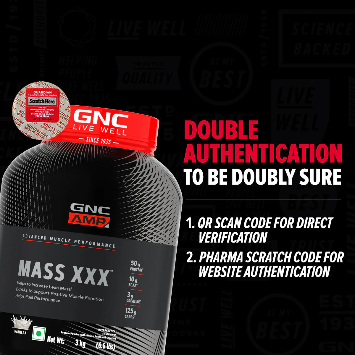 GNC AMP Amplified Mass XXX - Image 22