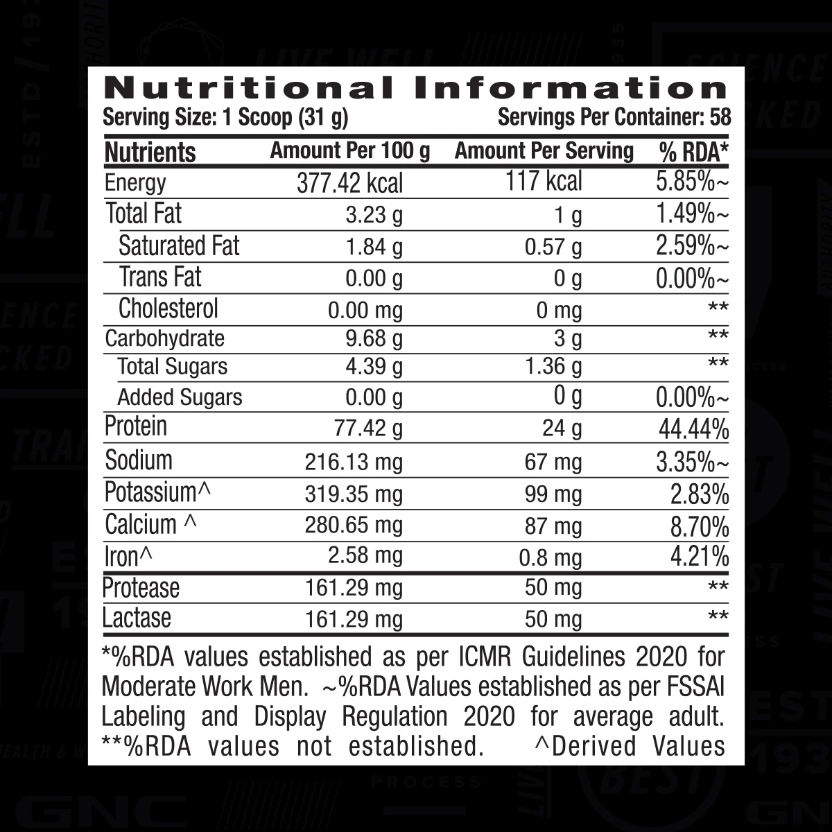 GNC AMP Gold Series 100% Whey Protein Advanced - Image 10