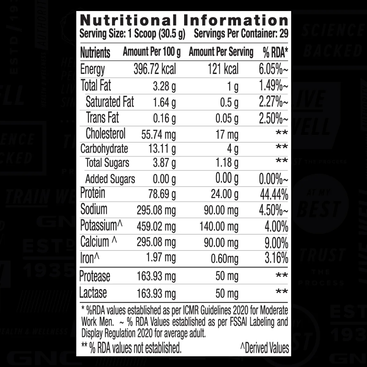 GNC AMP Gold Series 100% Whey Protein Advanced - Image 34
