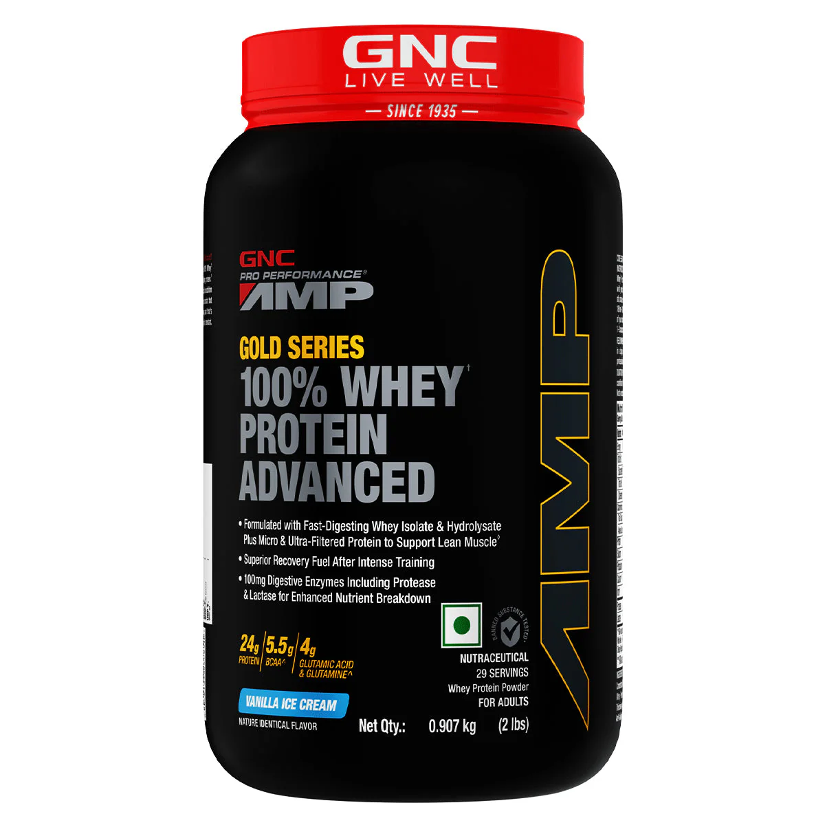 GNC AMP Gold Series 100% Whey Protein Advanced - Image 5