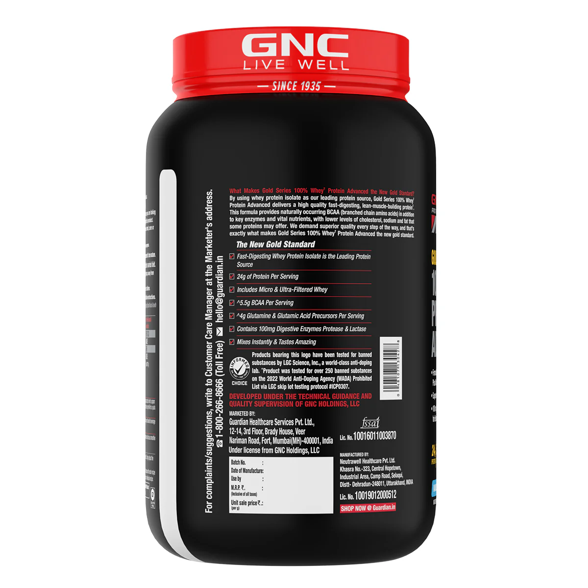 GNC AMP Gold Series 100% Whey Protein Advanced - Image 51