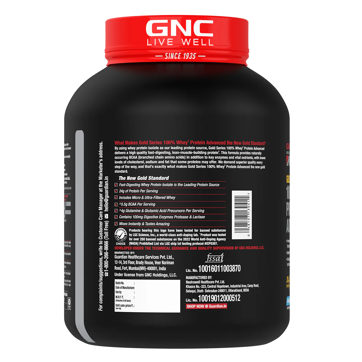 GNC AMP Gold Series 100% Whey Protein Advanced - Image 54