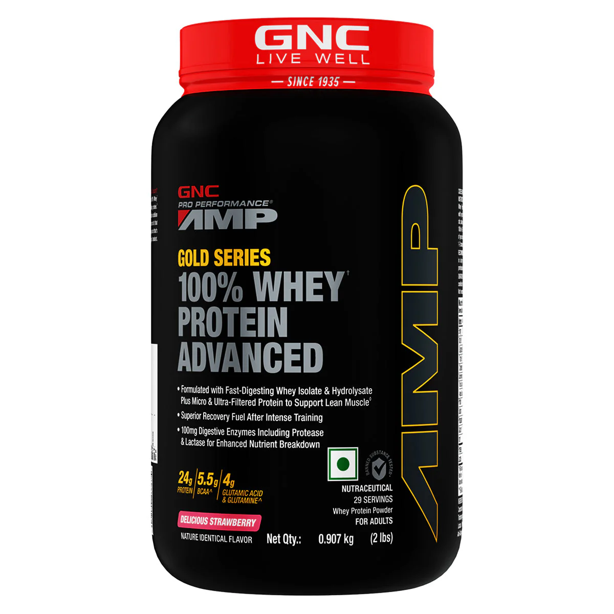 GNC AMP Gold Series 100% Whey Protein Advanced - Image 6