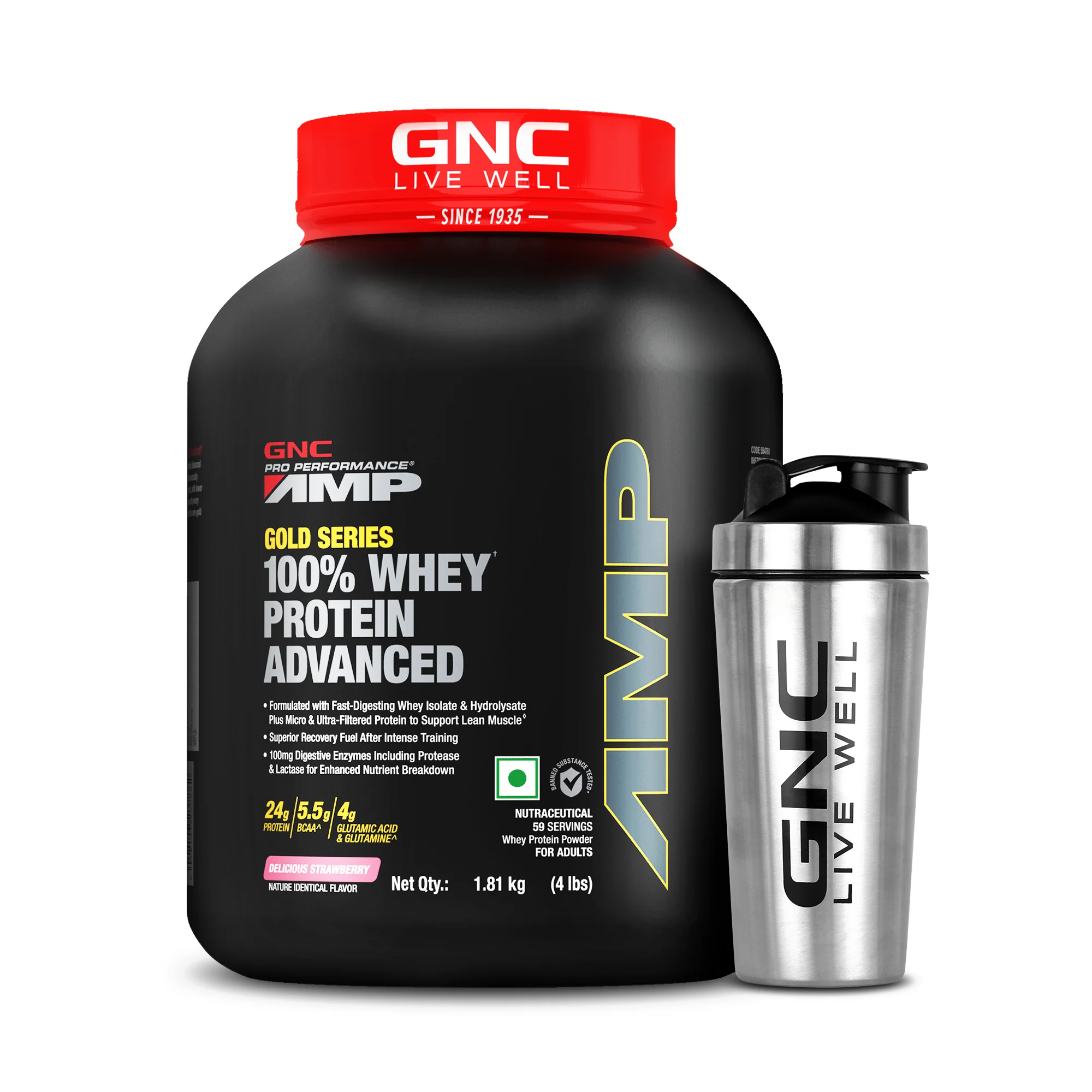 GNC Pro Performance Power Protein - with Shaker - Image 4