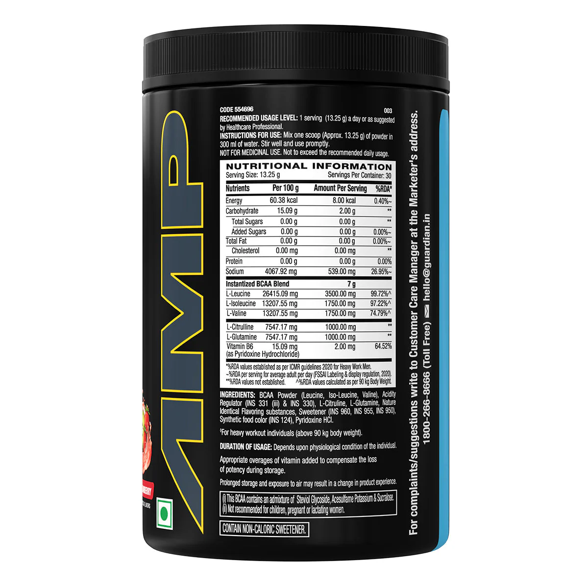 GNC AMP Gold Series BCAA Advanced - Clearance Sale| Expiry - 2024-09-30 - Image 7
