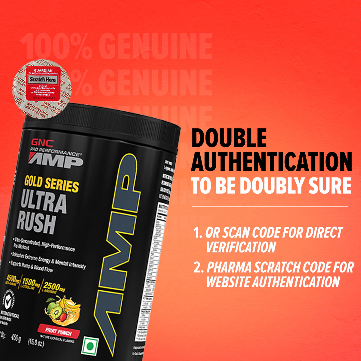 GNC AMP Gold Series Ultra Rush - Image 14