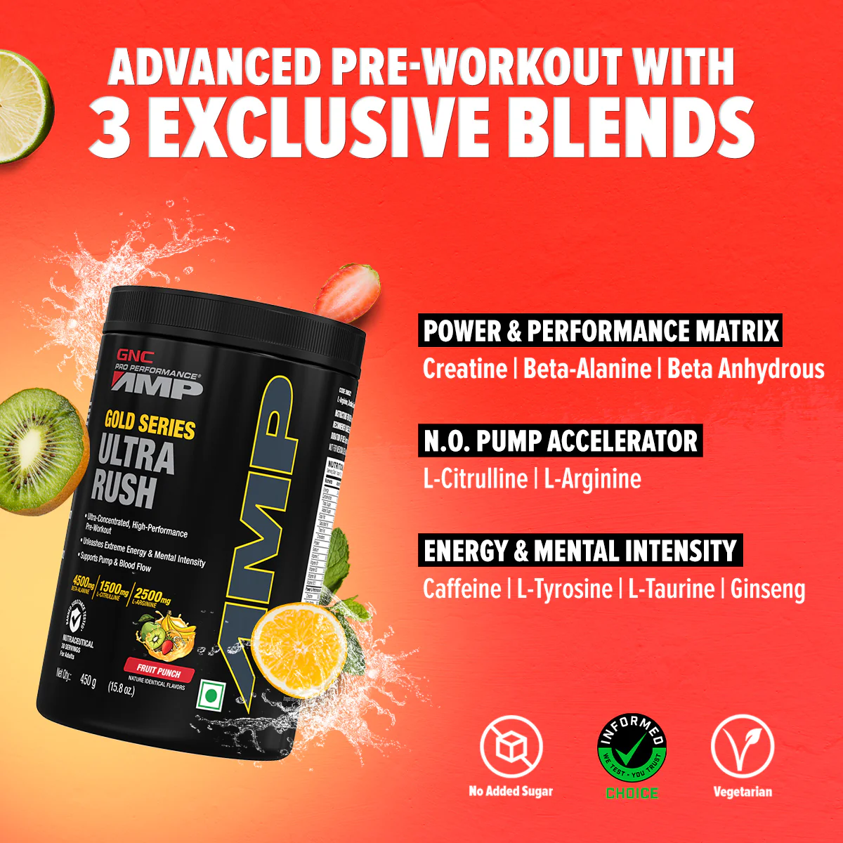 GNC AMP Gold Series Ultra Rush - Image 9