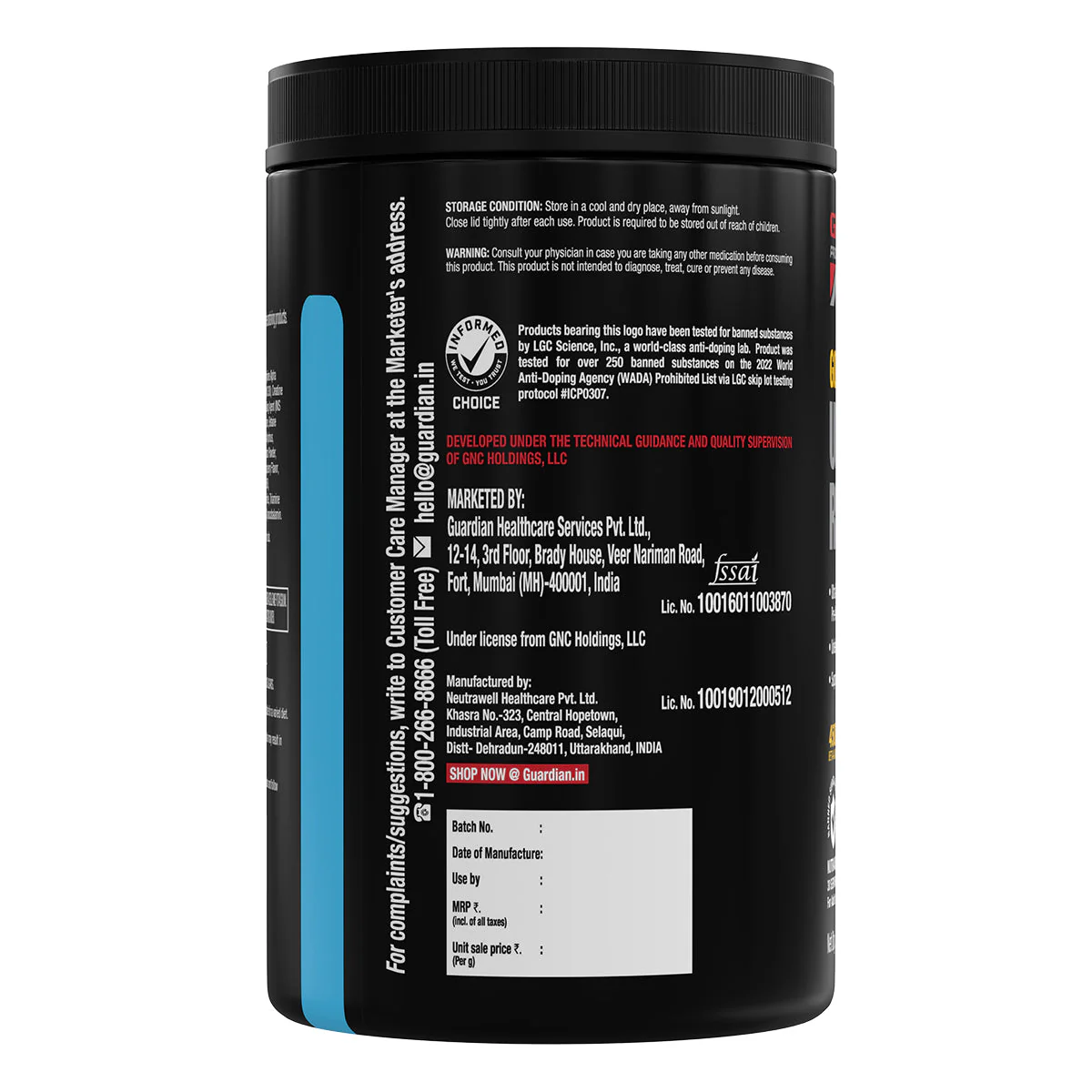 GNC AMP Gold Series Ultra Rush| Expiry - 2025-06-31 - Image 9