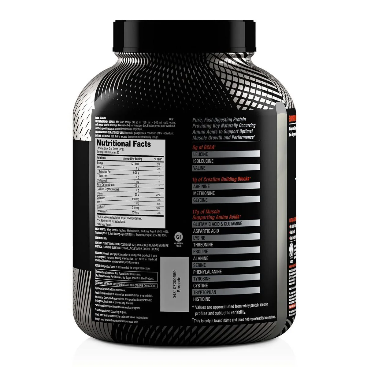 GNC AMP Pure Isolate 2KG| Expiry - 2024-04-30 - Image 3