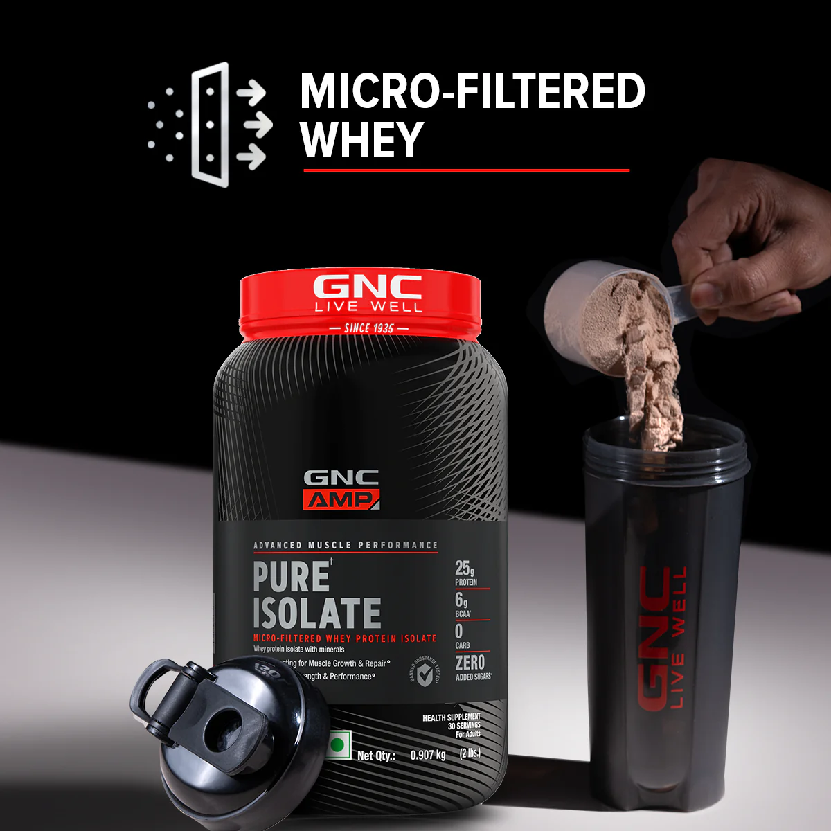 GNC AMP Pure Isolate (Low/Zero Carb) - Image 25
