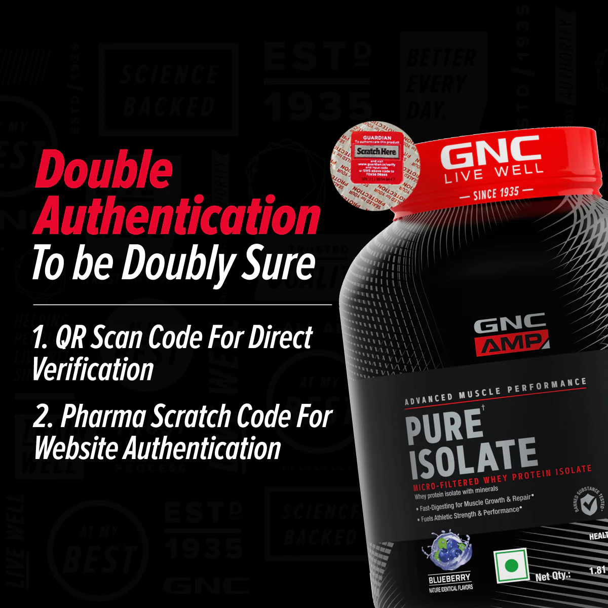 GNC AMP Pure Isolate (Low/Zero Carb) - Image 32