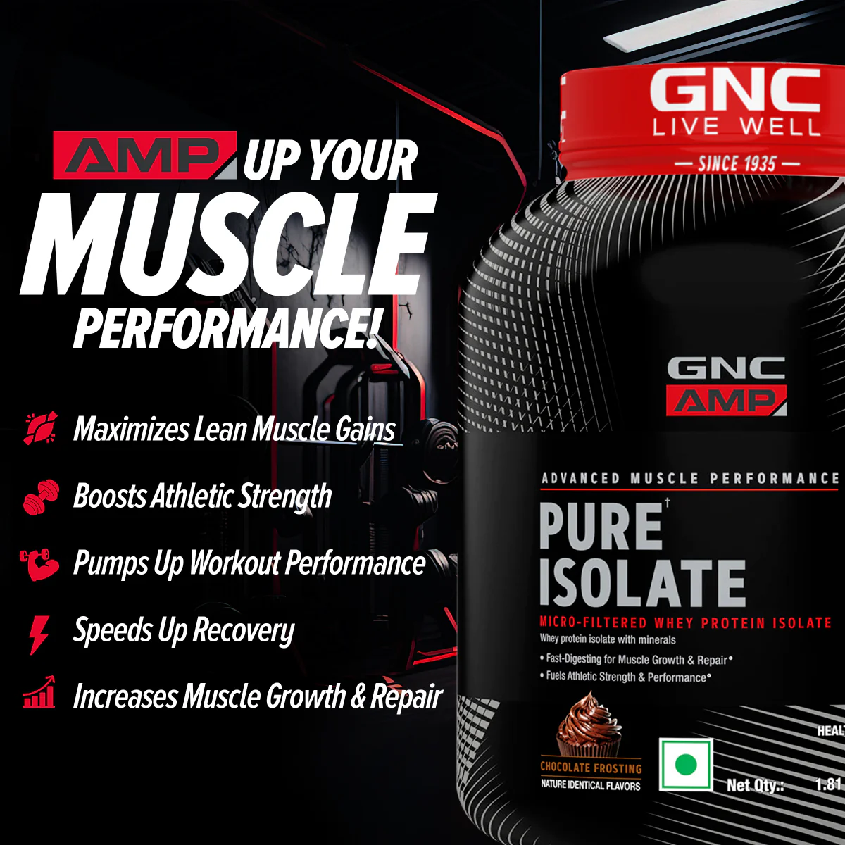 GNC AMP Pure Isolate (Low/Zero Carb) - Image 38
