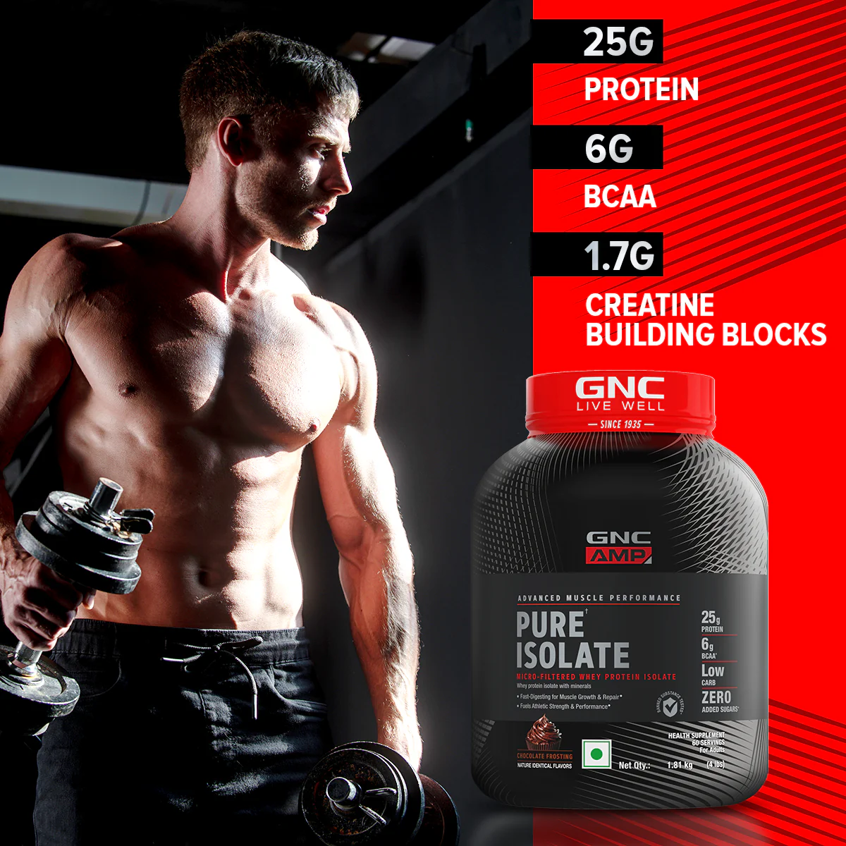 GNC AMP Pure Isolate (Low/Zero Carb) - Image 6