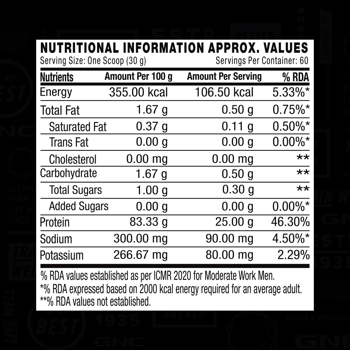 GNC AMP Pure Isolate (Low/Zero Carb) - Image 66