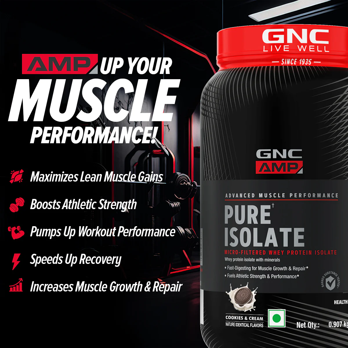 GNC AMP Pure Isolate (Low/Zero Carb) - Image 71