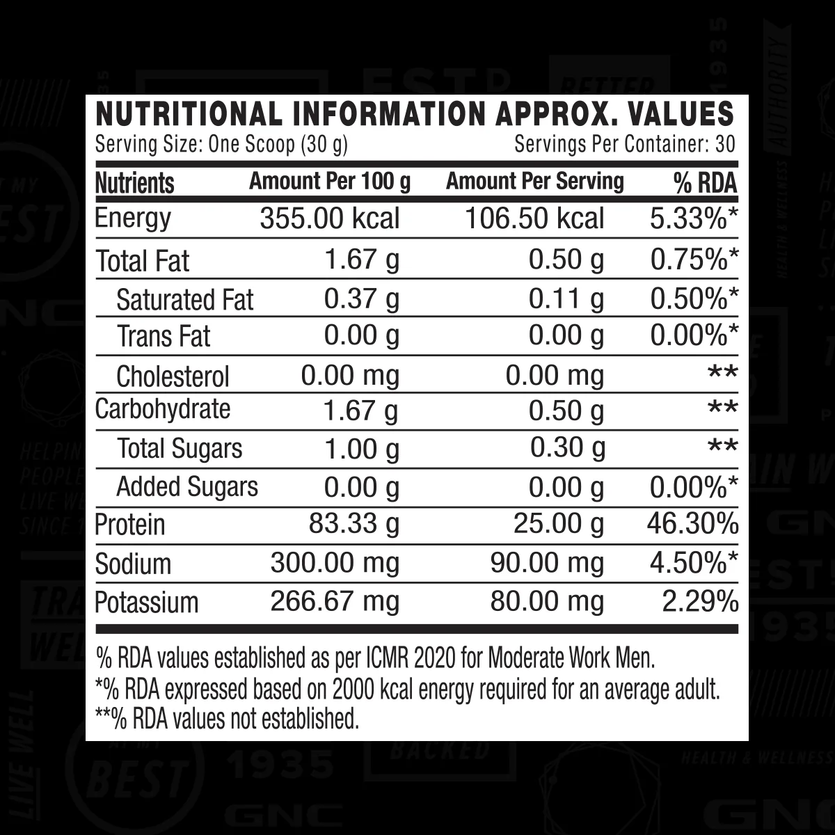 GNC AMP Pure Isolate (Low/Zero Carb) - Image 72