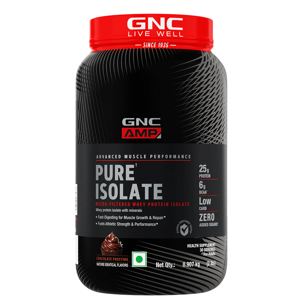 GNC AMP Pure Isolate (Low/Zero Carb) (Clearance Sale) | Expiry - 2025-12-31 - Image 2