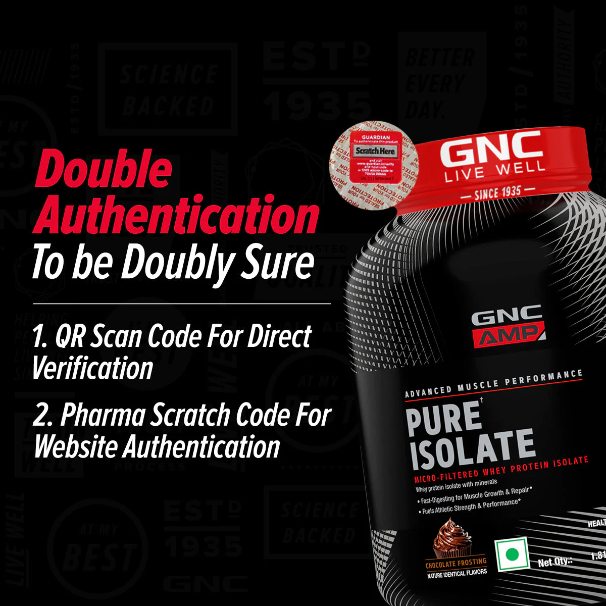 GNC AMP Pure Isolate (Low/Zero Carb) (Clearance Sale) | Expiry - 2025-12-31 - Image 20