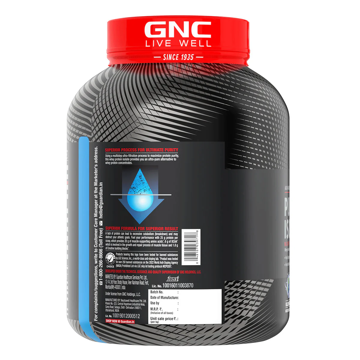 GNC AMP Pure Isolate (Low/Zero Carb) (Clearance Sale) | Expiry - 2025-12-31 - Image 24