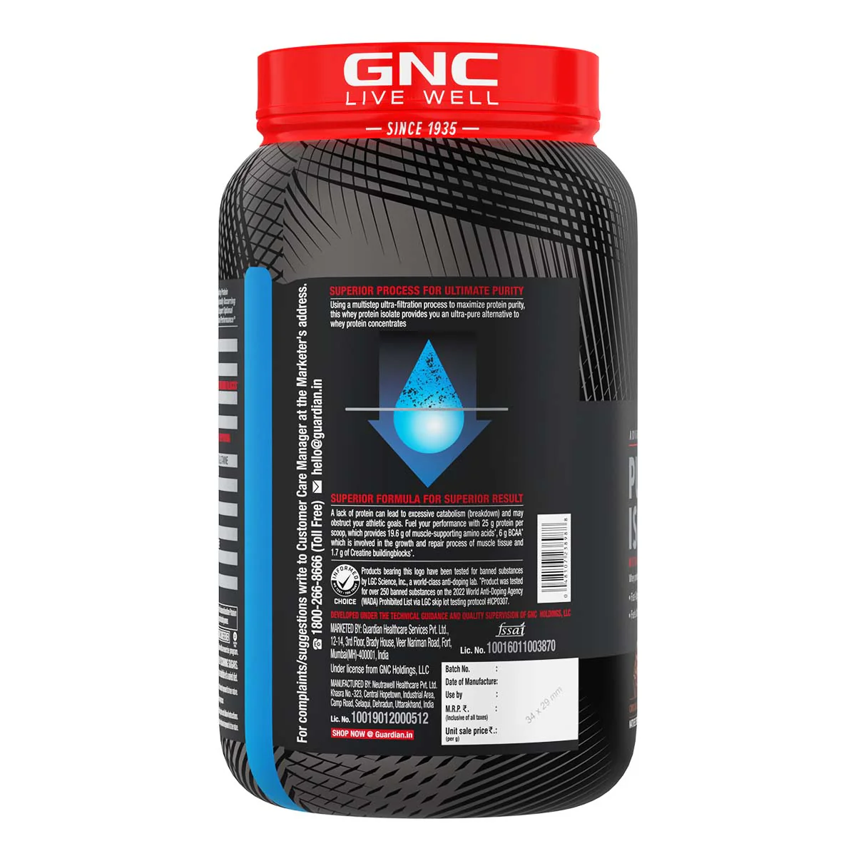 GNC AMP Pure Isolate (Low/Zero Carb) (Clearance Sale) | Expiry - 2025-12-31 - Image 35