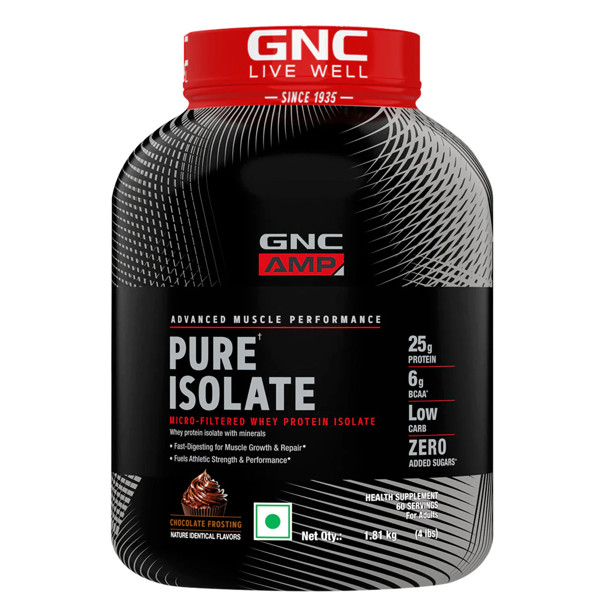 GNC AMP Pure Isolate (Low/Zero Carb) (Clearance Sale) | Expiry - 2025-12-31 - Image 4