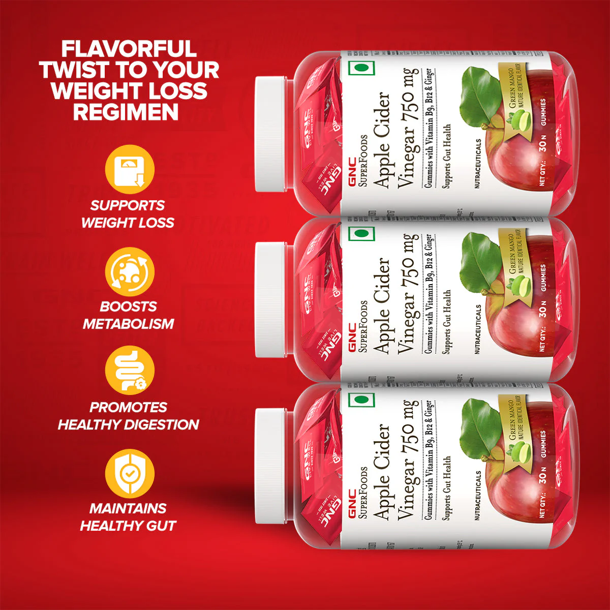 GNC Apple Cider Vinegar - Image 3