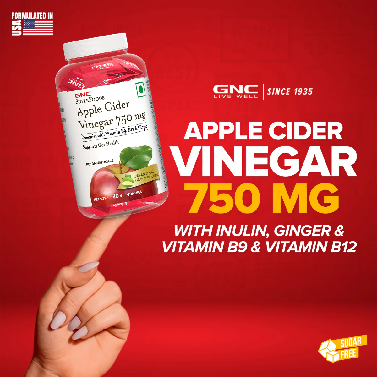 GNC Apple Cider Vinegar - Clearance | Expiry - 2026-04-30 - Image 2